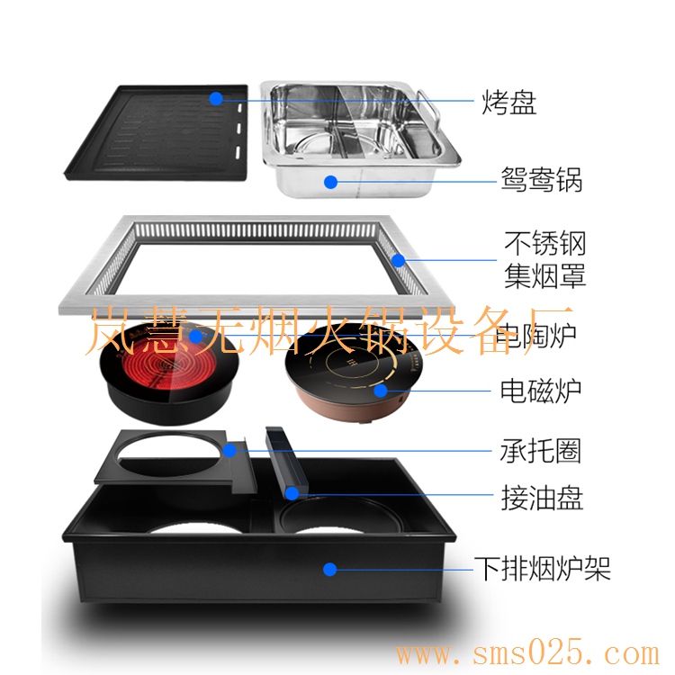 燒烤無煙火鍋凈化爐（m.arfit.cn)