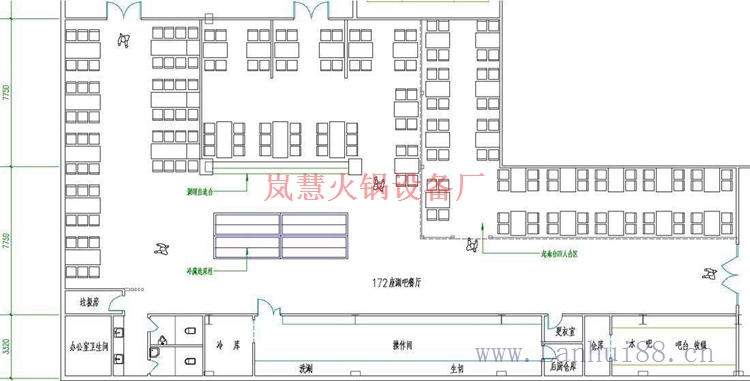 無煙火鍋桌的尺寸如何才合理? 無煙火鍋桌的尺寸如何才合理?(m.arfit.cn)